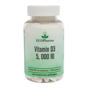 Vitamin D3 5.000МЕ 120 Капсул, 5490 тенге